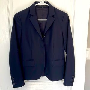 Theory navy blue blazer size 0
